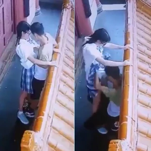 Hack Camera các cháu học sinh hôn hít nhau nơi công cộng