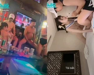Full Clip sex Checker Tàu khựa xuất trong em KTV Kara 4tr/shot