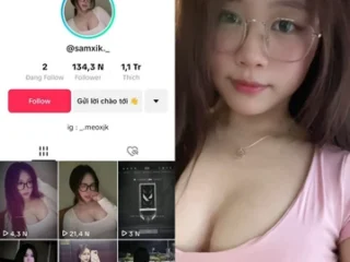 Lộ Clip sex nữ Tiktoker SamXik ( My Tam )