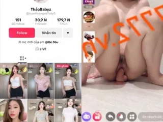 idol Tiktoker ThaoBabyz lộ clip thủ dâm rên la gây nứng cực mạnh