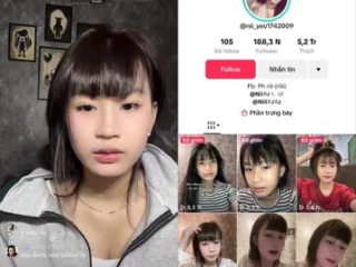 Lộ Clip sex nữ TikToker Nìii chatsex show hàng trên APP tình dục